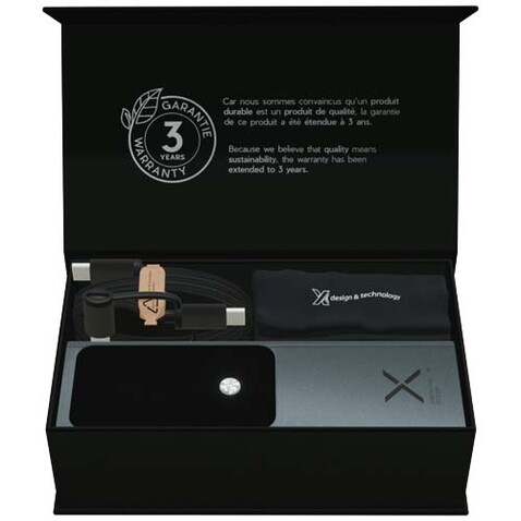 SCX.design P52 100W 20.000 mAh Computer Powerbank, grau bedrucken, Art.-Nr. 1PX20382