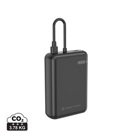 Urban Vitamin Fullerton RCS rec. 10.000 20W PD Powerbank schwarz bedrucken, Art.-Nr. P322.8701