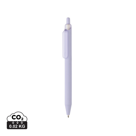 Tide Smooth Touch Stift aus GRS zertifiziert recyceltem ABS lila bedrucken, Art.-Nr. P611.3430