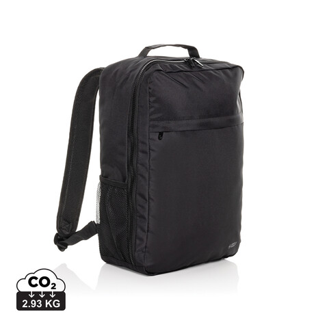 Swiss Peak Aware™ RPET Essential 15.6" Laptop-Rucksack schwarz bedrucken, Art.-Nr. P763.4301 Swiss Peak Aware™ RPET Essential 15.6" Laptop-Rucksack schwarz bedrucken, Art.-Nr. P763.4301