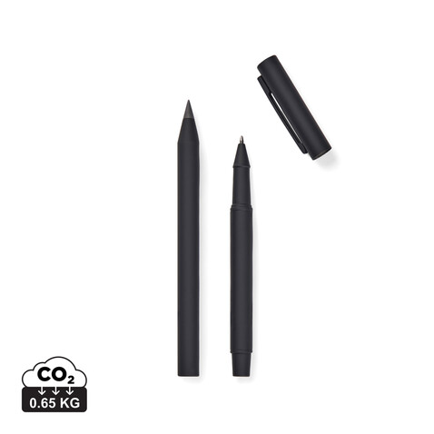 VINGA Baltimore RCS Stifteset schwarz bedrucken, Art.-Nr. V1690301