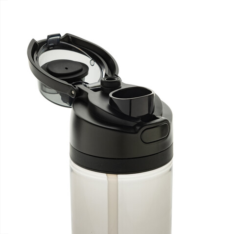 Omni Sip Wasserflasche 800ml aus RCS RPET schwarz bedrucken, Art.-Nr. P437.0901