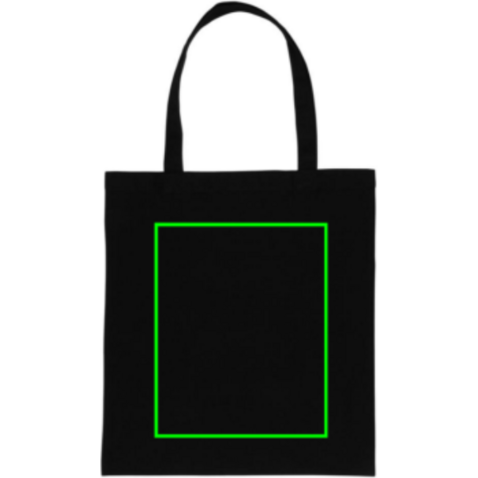 Impact AWARE™ recycelte Baumwolltasche 145gr schwarz bedrucken, Art.-Nr. P762.621