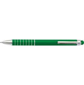 Kugelschreiber Oliver | Aluminium | Stylus – Grün bedrucken, Art.-Nr. 004999999_0647