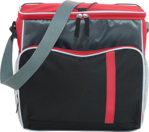 Kühltasche aus Polyester Ravi – Rot bedrucken, Art.-Nr. 008999999_0935