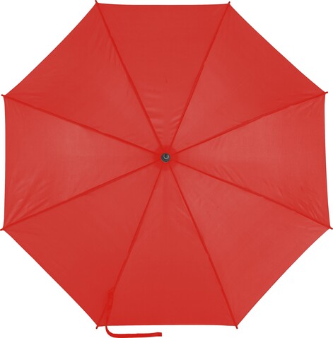 Regenschirm Suzette | Polyester 190T | Automatisch | 8 Segmente – Rot bedrucken, Art.-Nr. 008999999_0945 Regenschirm Suzette | Polyester 190T | Automatisch | 8 Segmente – Rot bedrucken, Art.-Nr. 008999999_0945