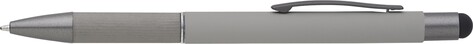 Kugelschreiber Jett | Aluminium | Stylus – Grau bedrucken, Art.-Nr. 003999128_1014842