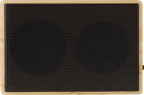 Drahtloser Bamboo-Lautsprecher Fox – Braun bedrucken, Art.-Nr. 011999999_1014852