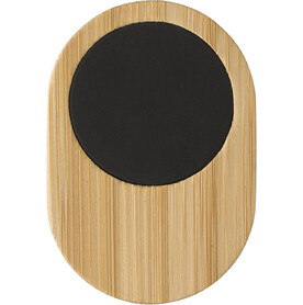 Bambus-Telefonhalter Larry – Braun bedrucken, Art.-Nr. 011999999_1014856