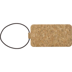 Kork-Gepäckanhänger Makai – Braun bedrucken, Art.-Nr. 011999999_1014861