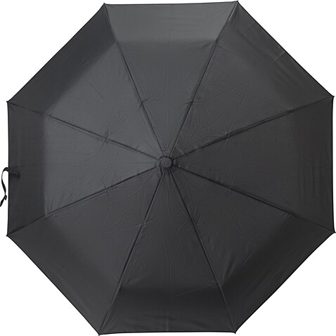 Regenschirm Kameron | Recycelt – Schwarz bedrucken, Art.-Nr. 001999999_1014870
