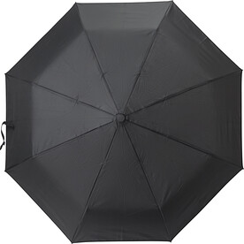Regenschirm Kameron | Recycelt – Schwarz bedrucken, Art.-Nr. 001999999_1014870