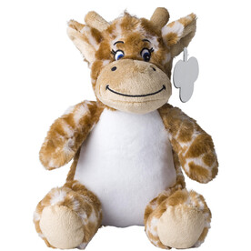 Plüschgiraffe Rick – Orange bedrucken, Art.-Nr. 007999999_1014881