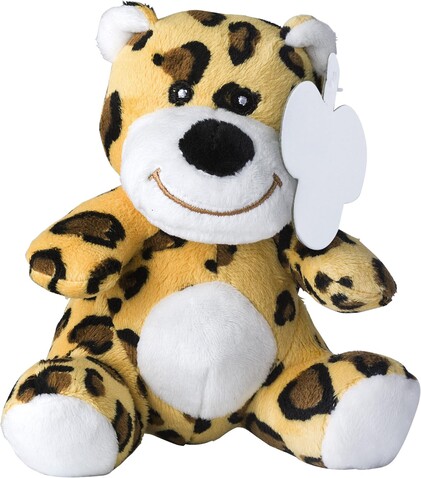 Plüschtier Leopard Laurent – custom/multicolor bedrucken, Art.-Nr. 009999999_1014883