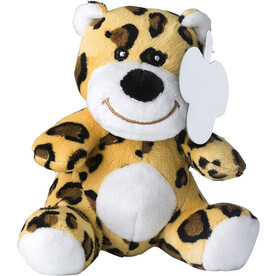 Kuscheltier Lauren | Leopard – custom/multicolor bedrucken, Art.-Nr. 009999999_1014883