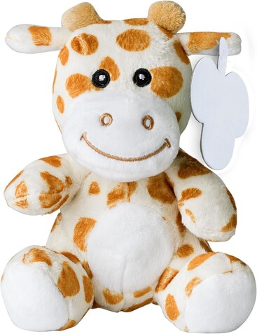Plüschgiraffe Naomi – custom/multicolor bedrucken, Art.-Nr. 009999999_1014886