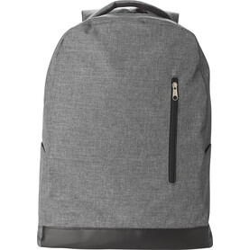 Polyester rPET (600D) Rucksack Celeste – anthrazit bedrucken, Art.-Nr. 387999999_1014887