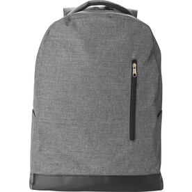 Polyester rPET (600D) Rucksack Celeste – anthrazit bedrucken, Art.-Nr. 387999999_1014887