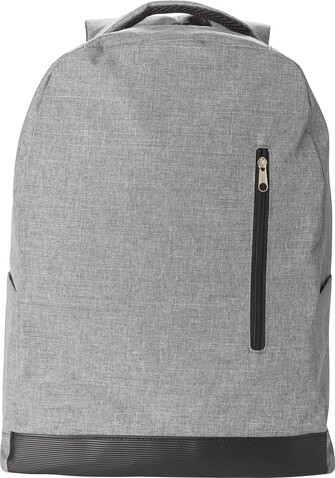 Polyester rPET (600D) Rucksack Celeste – Hellgrau bedrucken, Art.-Nr. 027999999_1014887