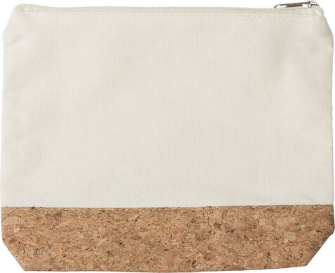 Kulturtasche Teagan | Baumwolle | Kork | 0,5 l – Khaki bedrucken, Art.-Nr. 013999999_1015126 Kulturtasche Teagan | Baumwolle | Kork | 0,5 l – Khaki bedrucken, Art.-Nr. 013999999_1015126