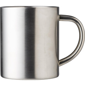 Trinkbecher Braylen | Edelstahl | 250 ml | Doppelwandig – Silber bedrucken, Art.-Nr. 032999999_1015131