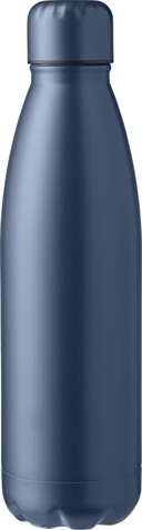 Doppelwandige Edelstahlflasche (500 ml) Amara – Blau bedrucken, Art.-Nr. 005999999_1015134