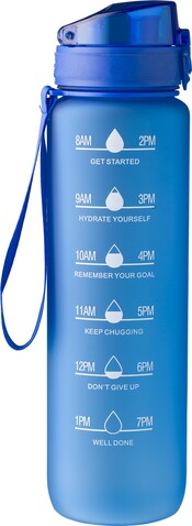 rPET-Trinkflasche (1000 ml) Brinley – Kobaltblau bedrucken, Art.-Nr. 023999999_1015136