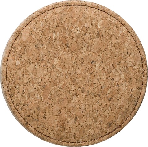 Weinset aus PU mit Korkoptik Milana – Braun bedrucken, Art.-Nr. 011999999_1015137