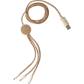 Ladekabel Kork Gemma – Braun bedrucken, Art.-Nr. 011999999_1015138 Ladekabel Kork Gemma – Braun bedrucken, Art.-Nr. 011999999_1015138
