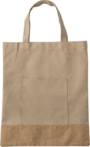 Einkaufstasche Ophelia | Recycelt | 3 l – Khaki bedrucken, Art.-Nr. 013999999_1015145
