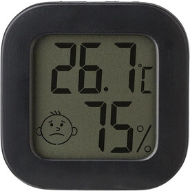 ABS kleiner Luftfeuchtigkeitsmesser Kinsley – Schwarz bedrucken, Art.-Nr. 001999999_1015148