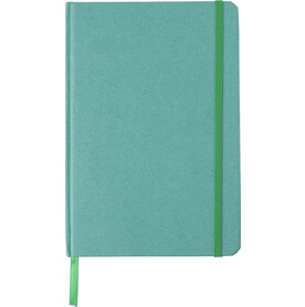 Notizbuch Evangeline | Recycelt | A5 | Liniert – Grün bedrucken, Art.-Nr. 004999999_1015150