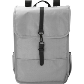 rPET Polyester (300D) Rucksack mit Lasche Lyric – Hellgrau bedrucken, Art.-Nr. 027999999_1015154 rPET Polyester (300D) Rucksack mit Lasche Lyric – Hellgrau bedrucken, Art.-Nr. 027999999_1015154