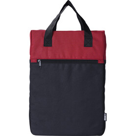 rPET-Polyester (600D) Rucksack Olive – Rot bedrucken, Art.-Nr. 008999999_1015157