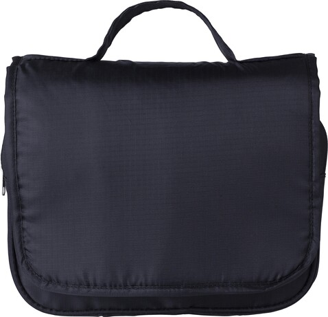 Kulturtasche Merrick | Ripstop | Aufhängehaken – Schwarz bedrucken, Art.-Nr. 001999999_1015159 Kulturtasche Merrick | Ripstop | Aufhängehaken – Schwarz bedrucken, Art.-Nr. 001999999_1015159