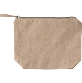Kosmetiktasche Cressida | Recycelte Baumwolle 180 g/m² – Khaki bedrucken, Art.-Nr. 013999999_1039472