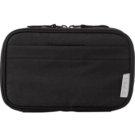 Tech-Etui Calix | Recycelt | Mehrere Fächer – Schwarz bedrucken, Art.-Nr. 001999999_1041605