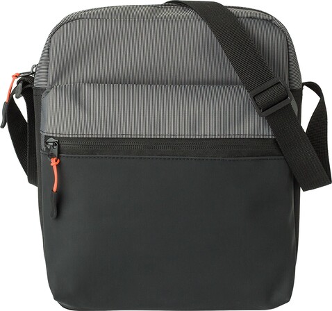 Umhängetasche Tom | 3,8 l – Grau bedrucken, Art.-Nr. 003999999_1041612
