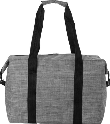 600D Polyester-Kühltasche Alejandro – Grau bedrucken, Art.-Nr. 003999999_1042184
