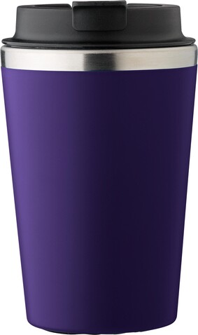 Doppelwandiger Thermobecher Shay | 350 ml – Violett bedrucken, Art.-Nr. 024999999_1042451