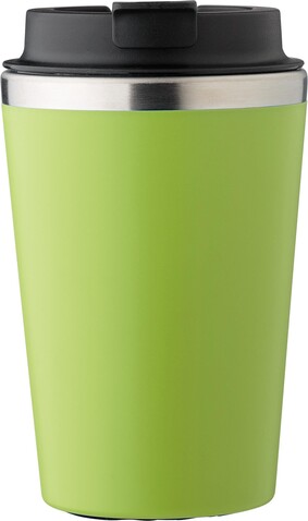 PP-Reisebecher Shay – Limettengrün bedrucken, Art.-Nr. 019999999_1042451