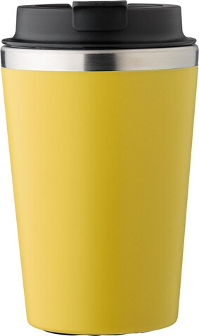 PP-Reisebecher Shay – Gelb bedrucken, Art.-Nr. 006999999_1042451