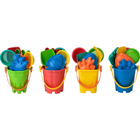 Strandset Mateo | Recycelt | Eimer – custom/multicolor bedrucken, Art.-Nr. 009999999_1043170