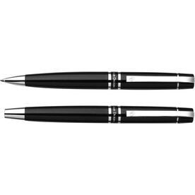 Charles Dickens® Schreibset aus Metall Santana – Schwarz bedrucken, Art.-Nr. 001999999_1058 Charles Dickens® Schreibset aus Metall Santana – Schwarz bedrucken, Art.-Nr. 001999999_1058