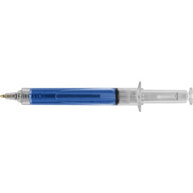 Kugelschreiber Dr. David | Spritzenform – Hellblau bedrucken, Art.-Nr. 018999999_1063