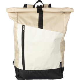 rPET (600D) Rolltop-Rucksack Marlene – beige bedrucken, Art.-Nr. 357999999_1096838