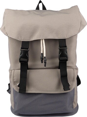 Rucksack Jürgen | Laptop 15" – taupefarben bedrucken, Art.-Nr. 113999999_1096880