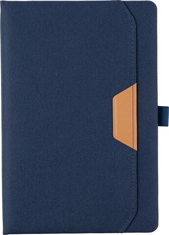 rPET-Notizbuch A5 Thorsten – Blau bedrucken, Art.-Nr. 005999999_1097177