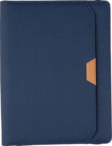 rPET-Mappe A4 Jasmin – Blau bedrucken, Art.-Nr. 005999999_1097178