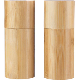 Salz- und Pfeffermühlen-Set Christine | Bambus | 2 St. – Braun bedrucken, Art.-Nr. 011999999_1097192